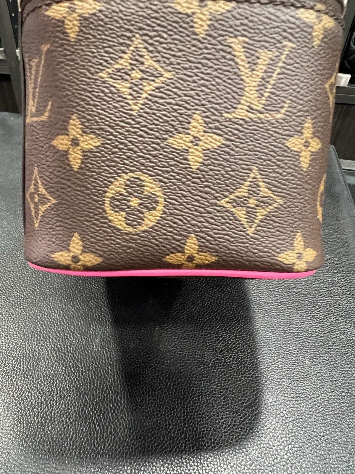 Louis Vuitton BB Nice Monogram & Pink Bag With Box Duster & Certificate