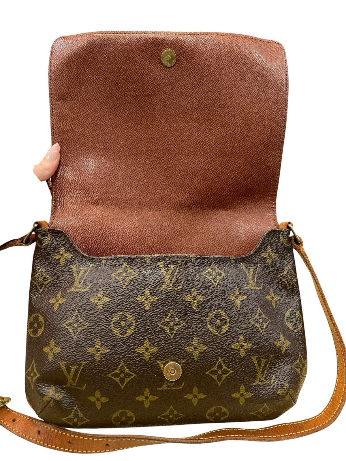 Louis Vuitton Monogram Musette Shoulder Bag With Authenticity