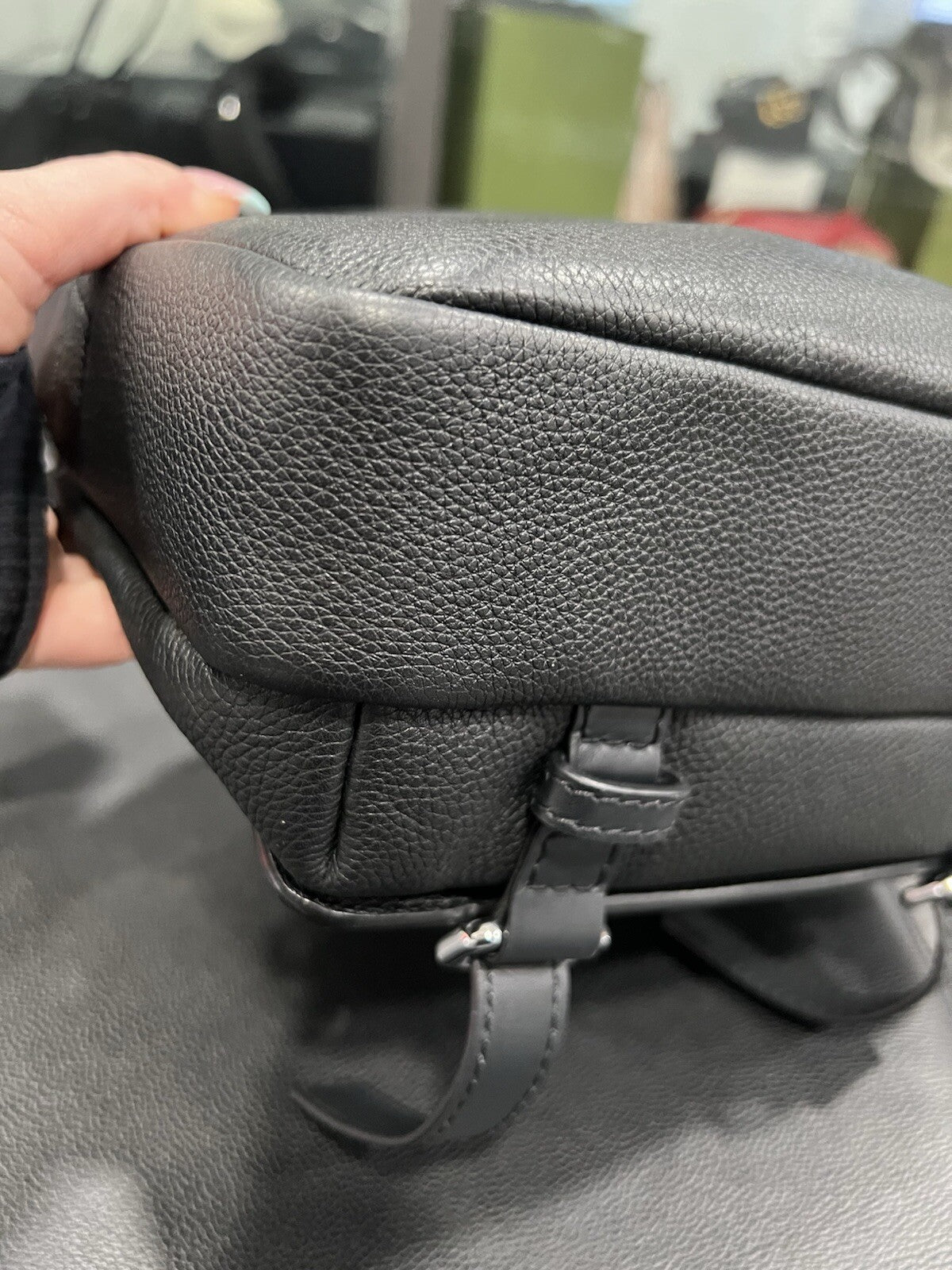 Loewe XS Military Messenger Bag In Black W/Cert of Authenticity