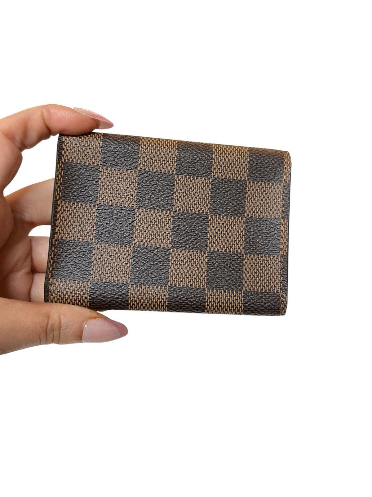 Louis Vuitton Damier Ebene Card Case Duster & Authenticity