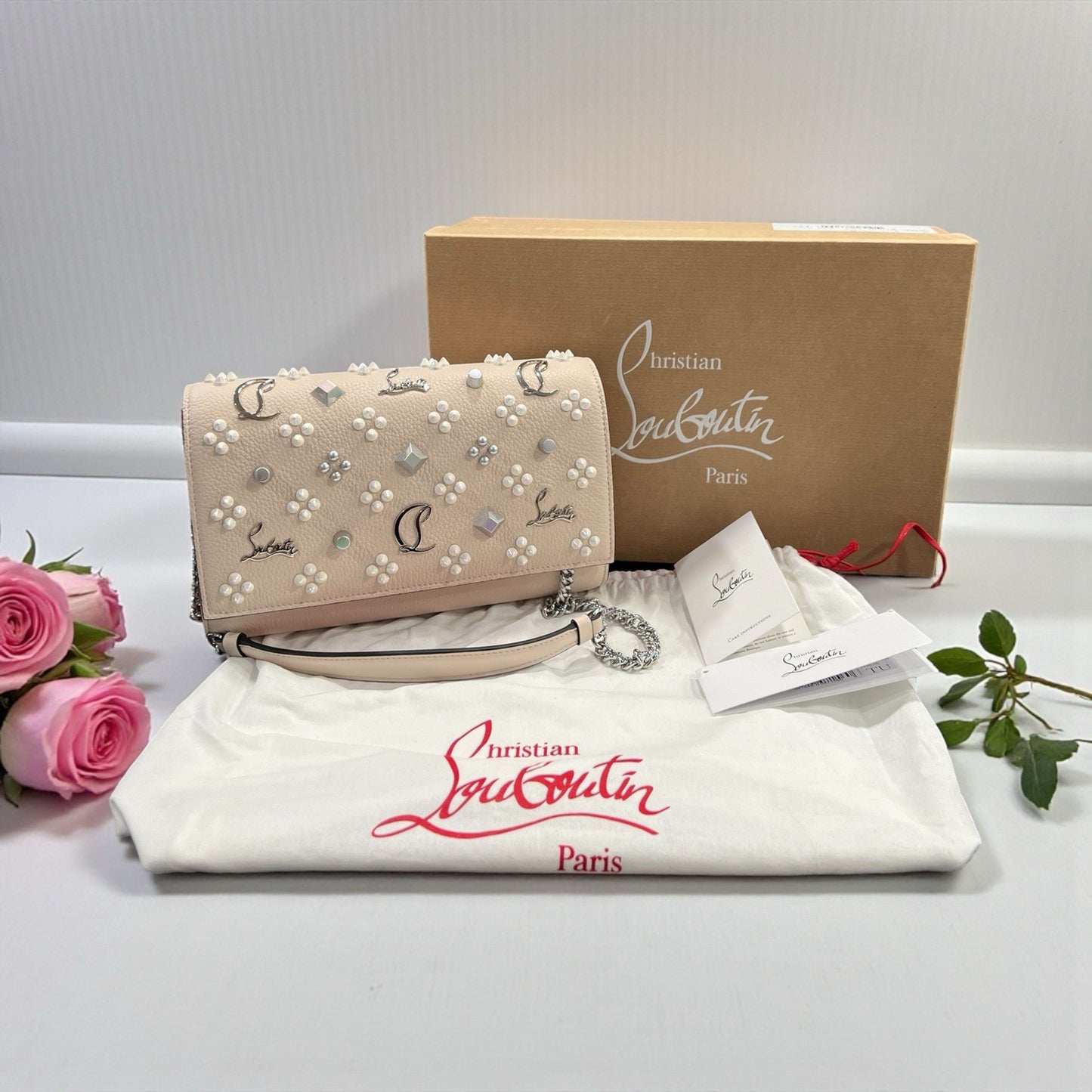 Christian Louboutin Paloma WOC Loubinthesky & Spikes NIB
