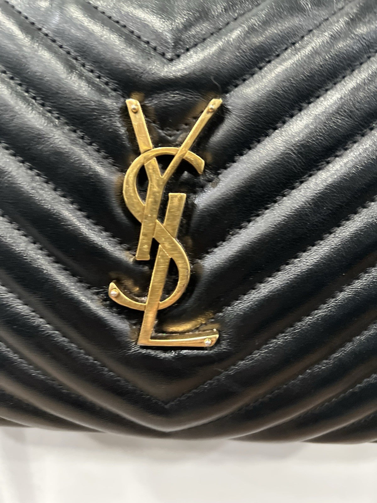 YSL Saint Laurant Black/Gold With Authenticity Retail $1790