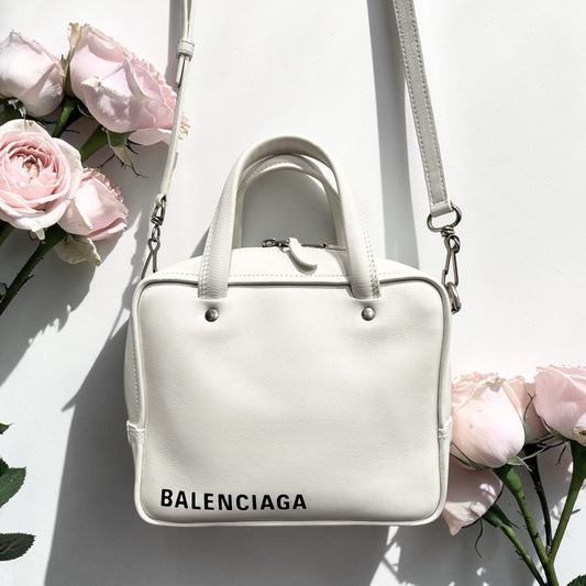 Balenciaga XS Triangle Square Bag With Authenticity