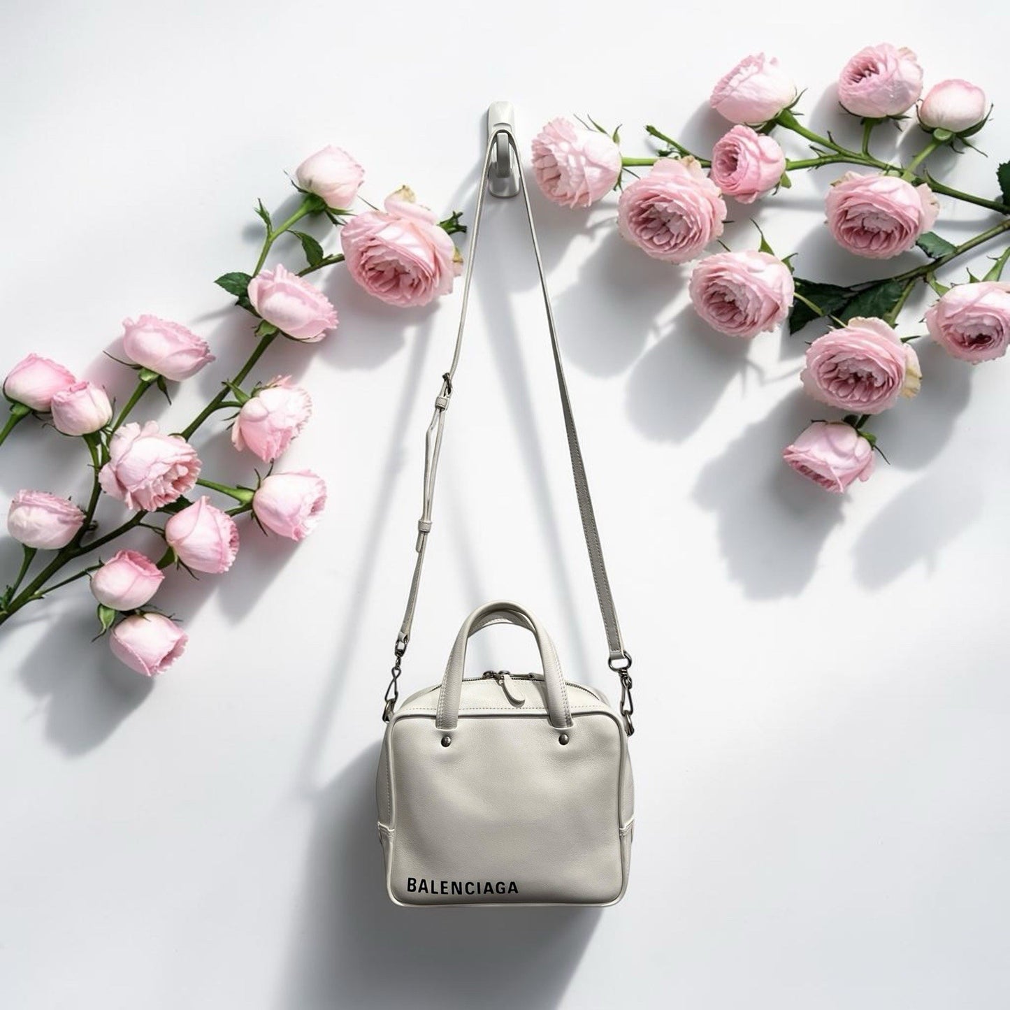 Balenciaga XS Triangle Square Bag With Authenticity