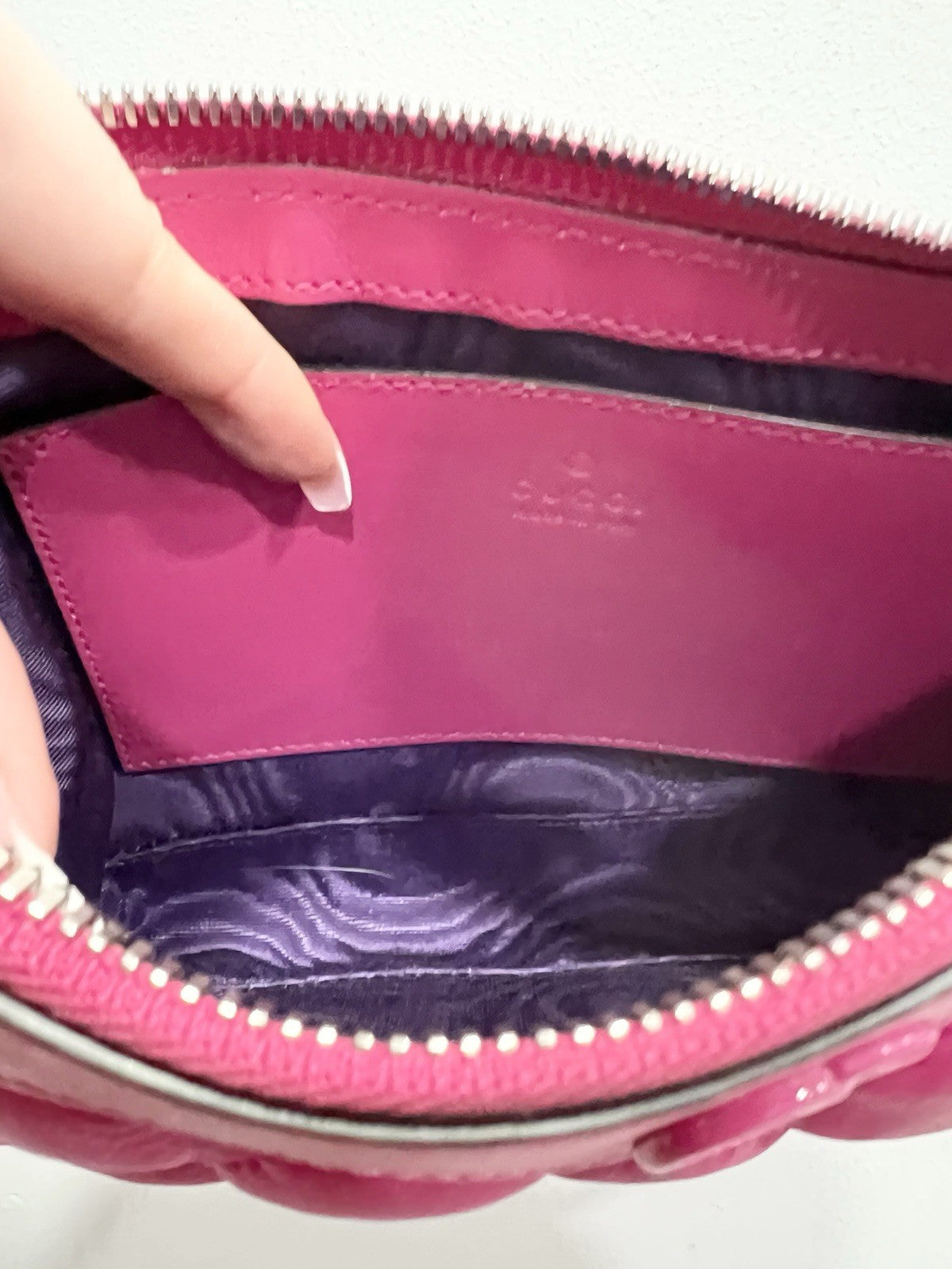 Gucci GG Matelasse Nylon Shoulder Bag With Authenticity Retail $1940