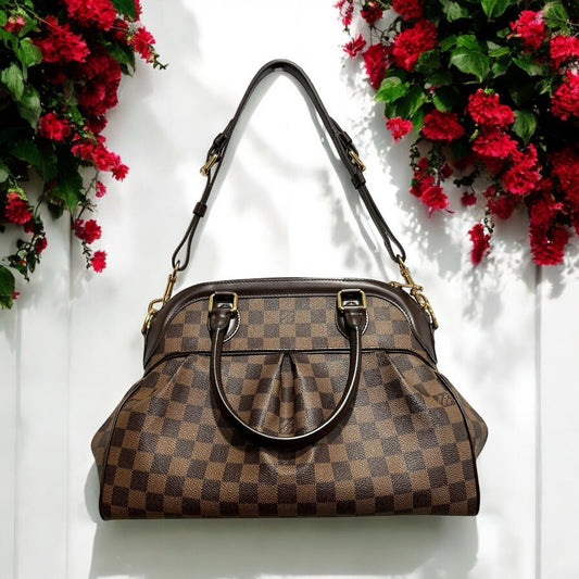 Louis Vuitton Damier EbeneTrevi PM W/Certificate Of Authenticity