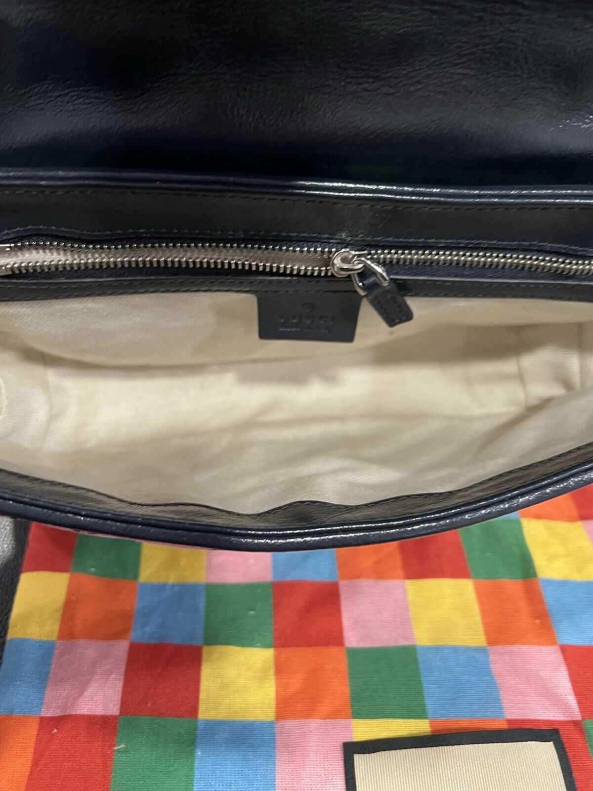 Gucci GG Marmont Flap Bag Diagonal Quilted GG Canvas Small LTD ED.