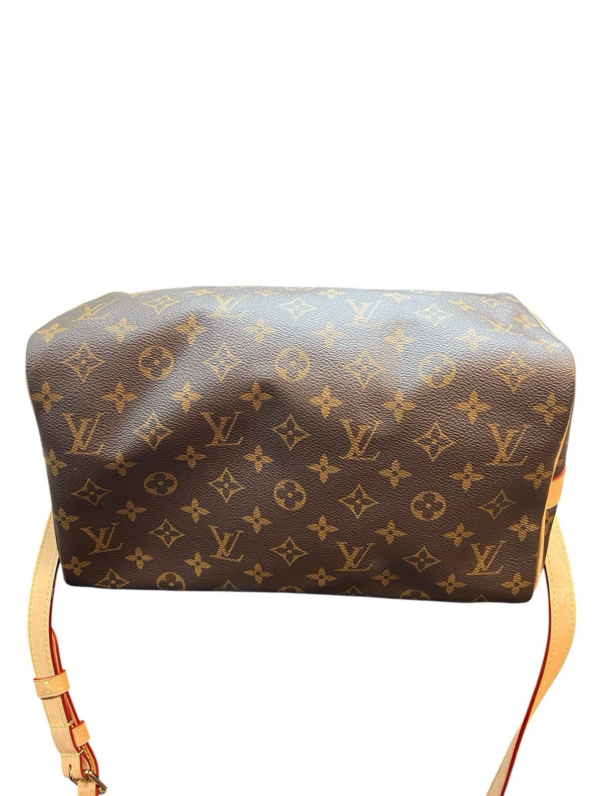 Louis Vuitton Monogram Speedy Bandouliere 30 W/Lock & Key