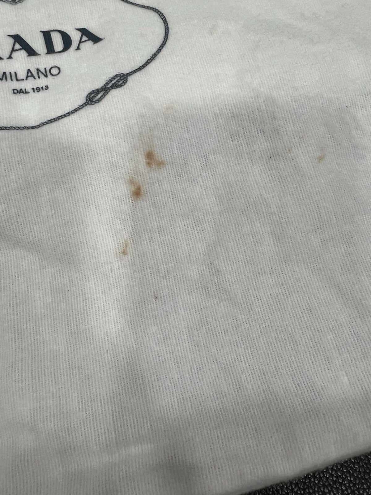 Prada Vintage Vela Wristlet Pouch With Certificate Of Authenticity