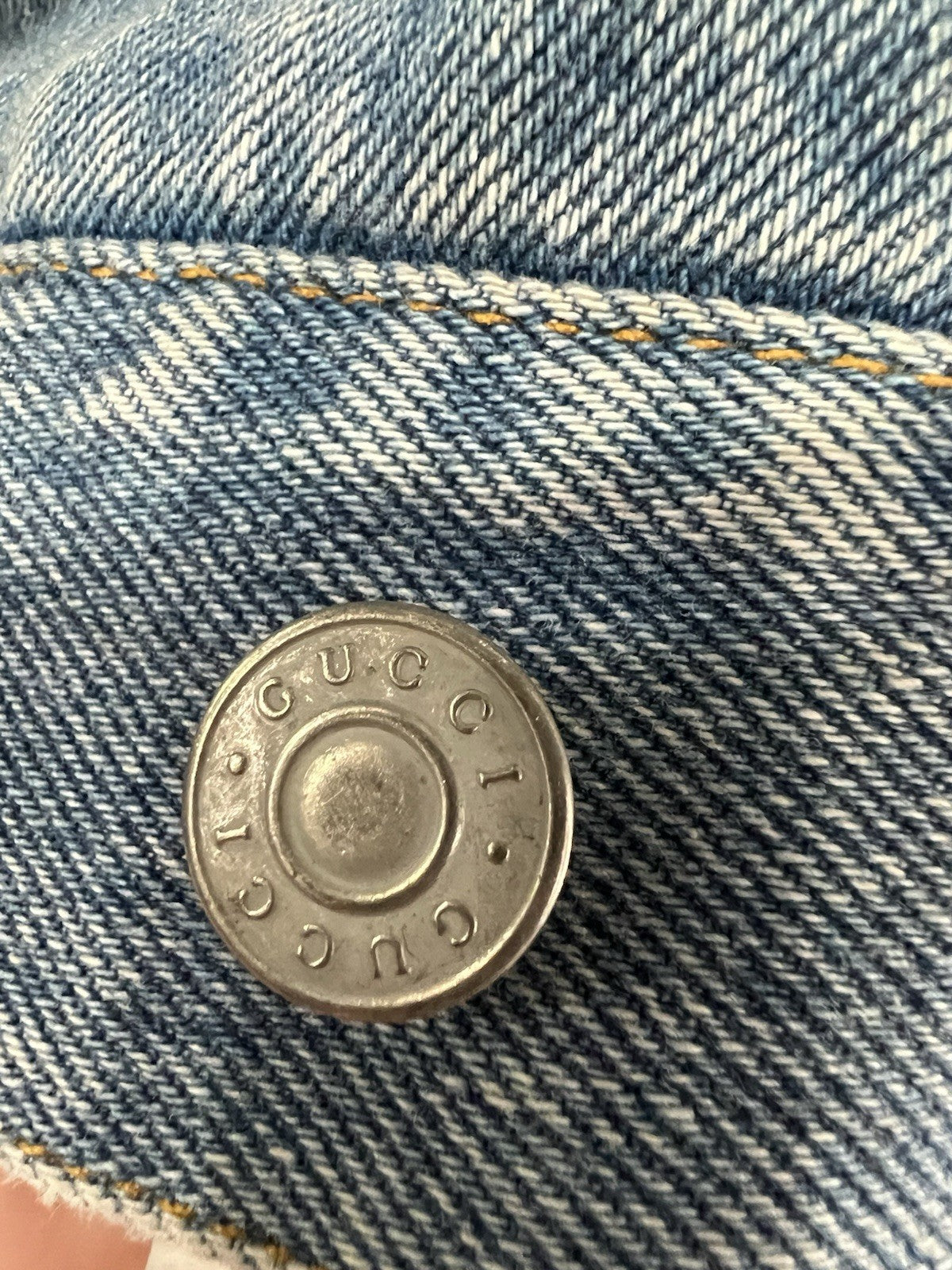 Gucci Denim Band Tour Jacket Size L