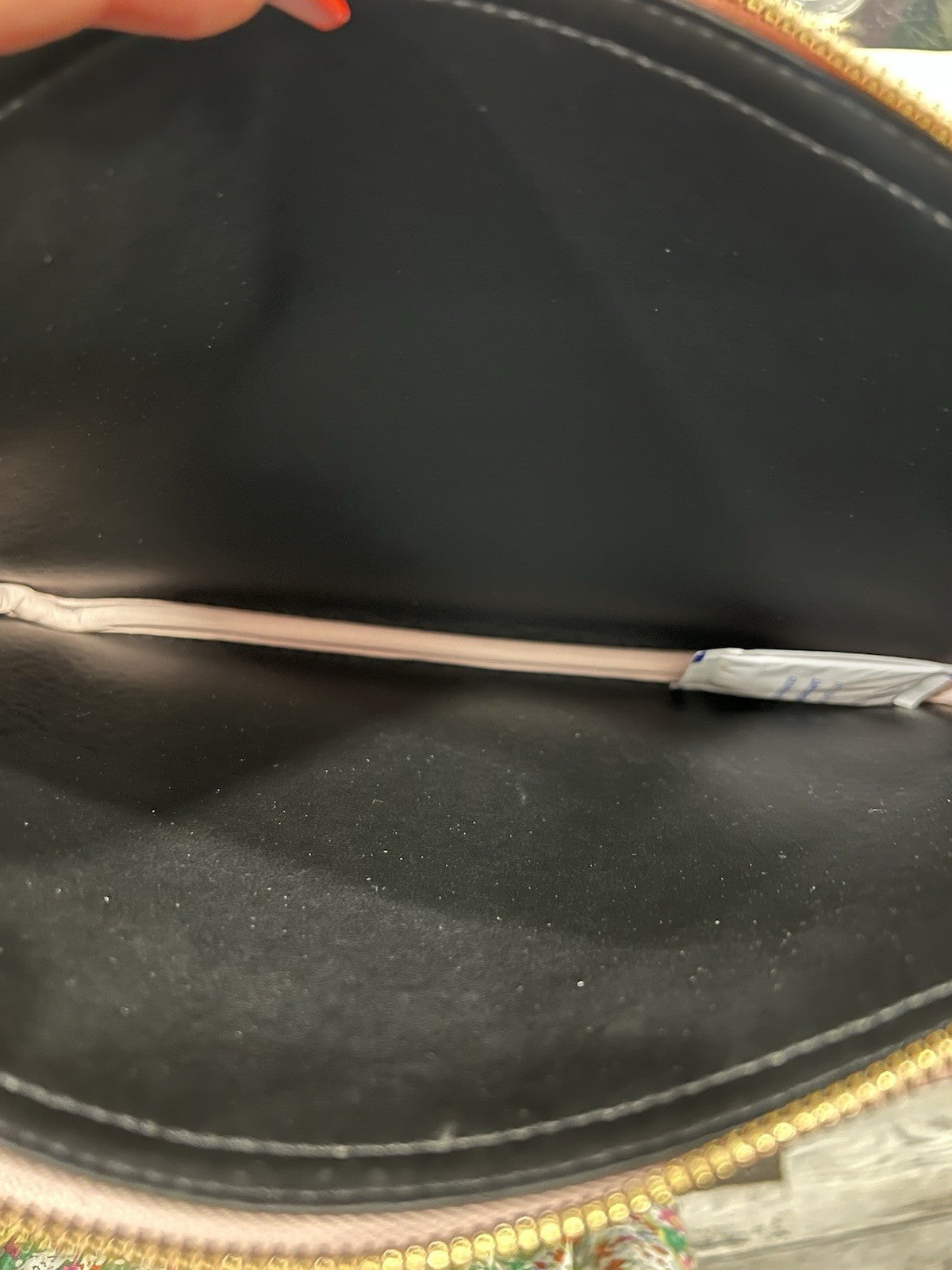 MCM Pink/Grey Insert Pouch Bag (NWOT) Authentic