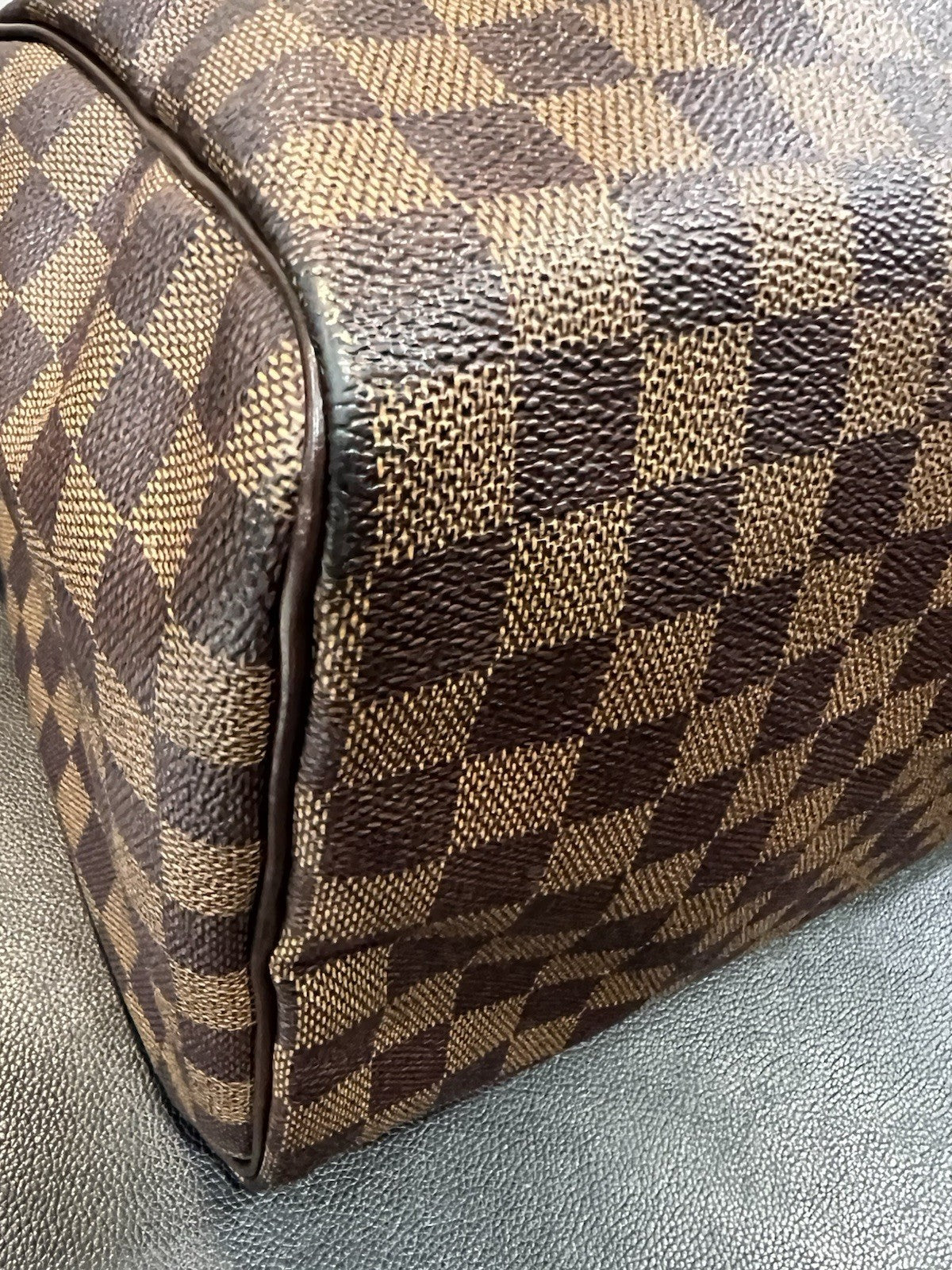 Louis Vuitton Damier Ebene 35 Speedy Retail $1730 With Authenticity