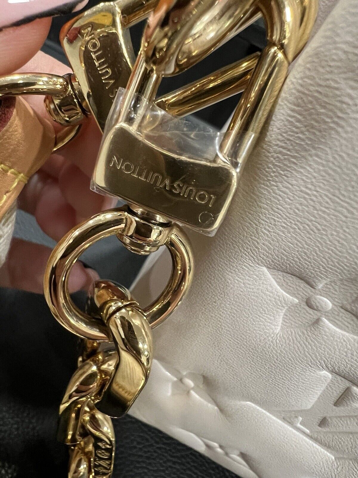 Louis Vuitton Cream Coussin PM Box Duster & Tags