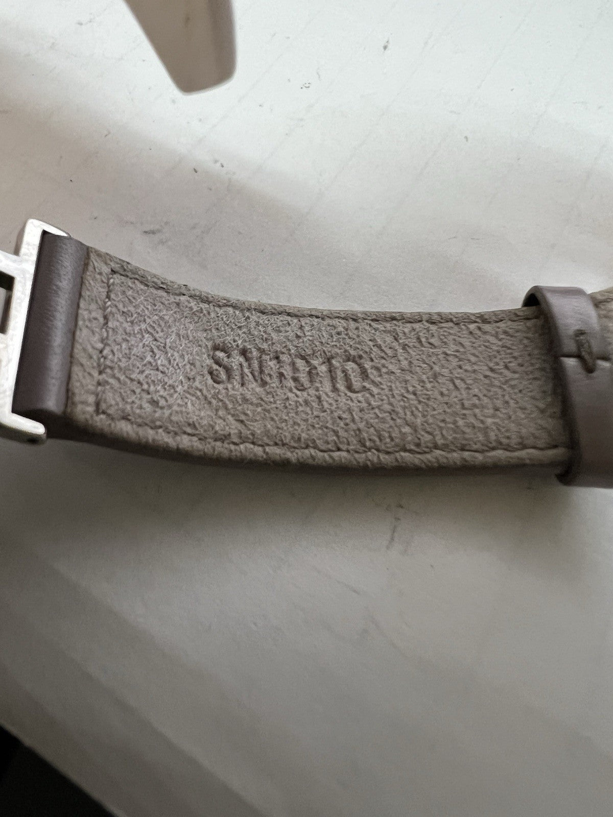 Louis Vuitton Vintage 2000 Lilac Leather Wish Bracelet 6.5" AUTHENTIC