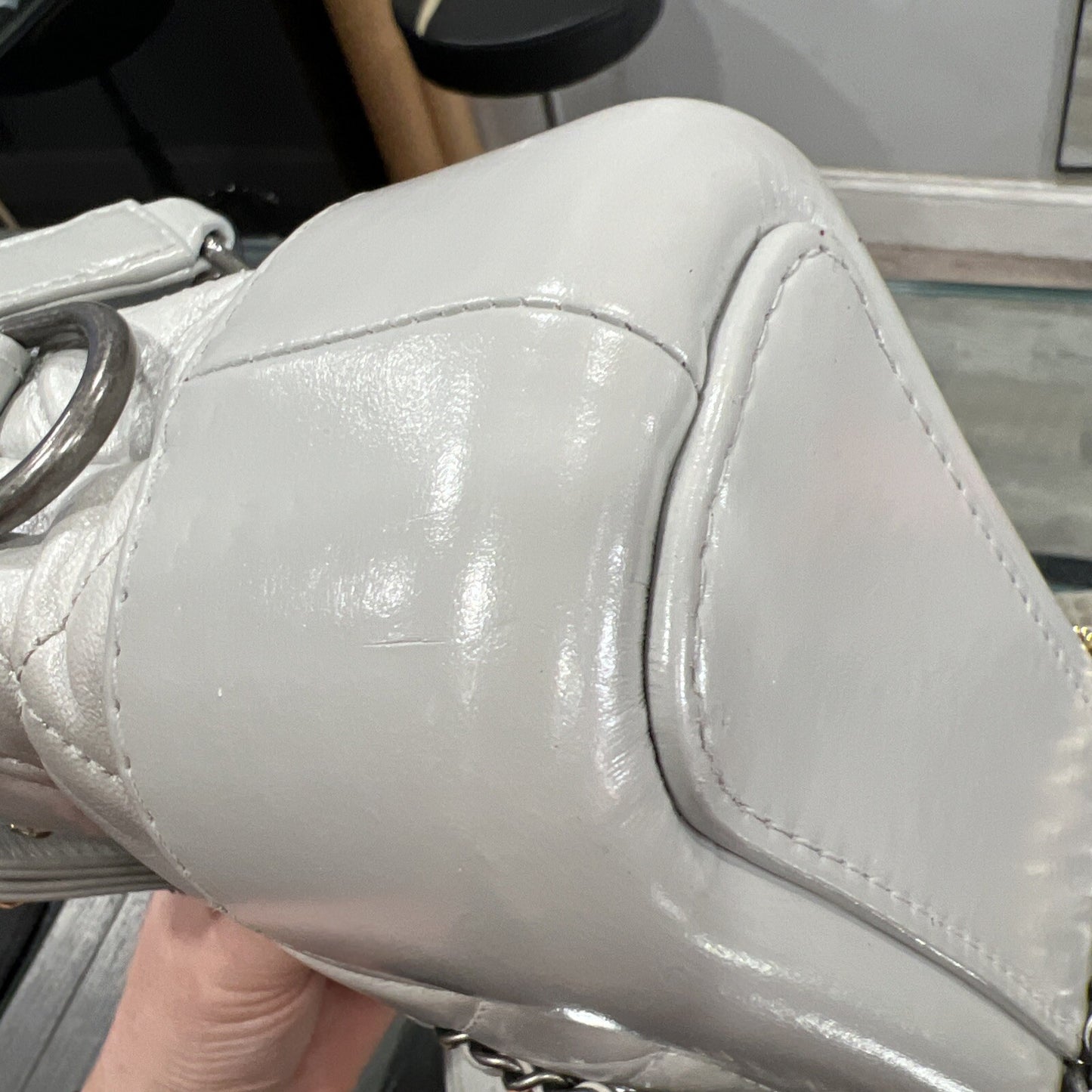 Chanel Gabrielle Small Taupe Multi Chain Bag W/Certificate Of Authenticity