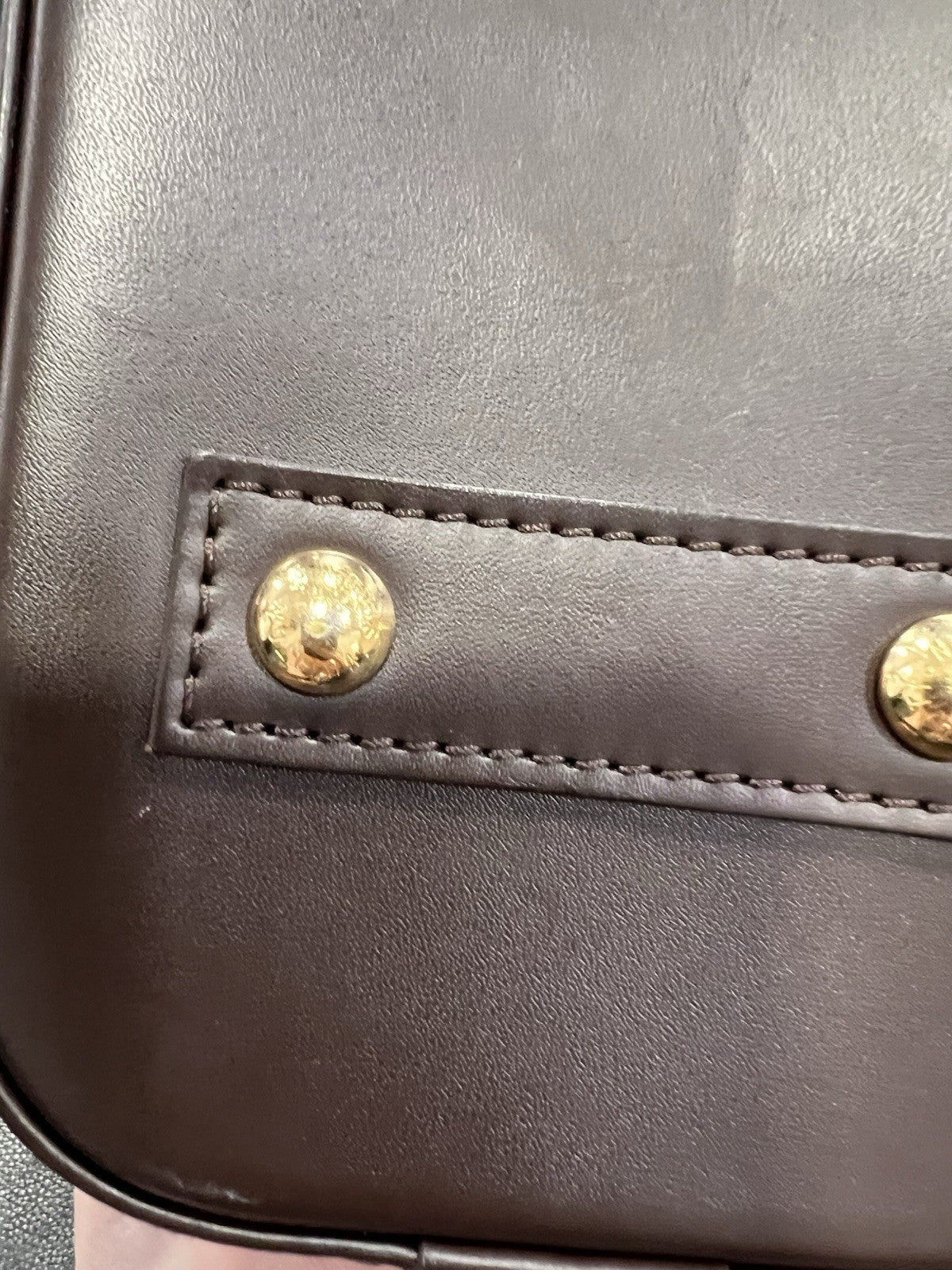 Louis Vuitton Damier Ebene BB Alma Crossbody Bag Lock & Key