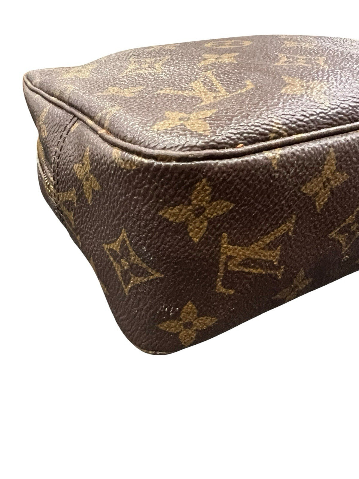 Louis Vuitton Monogram Soft Travel Case Clutch Bag With Authenticity