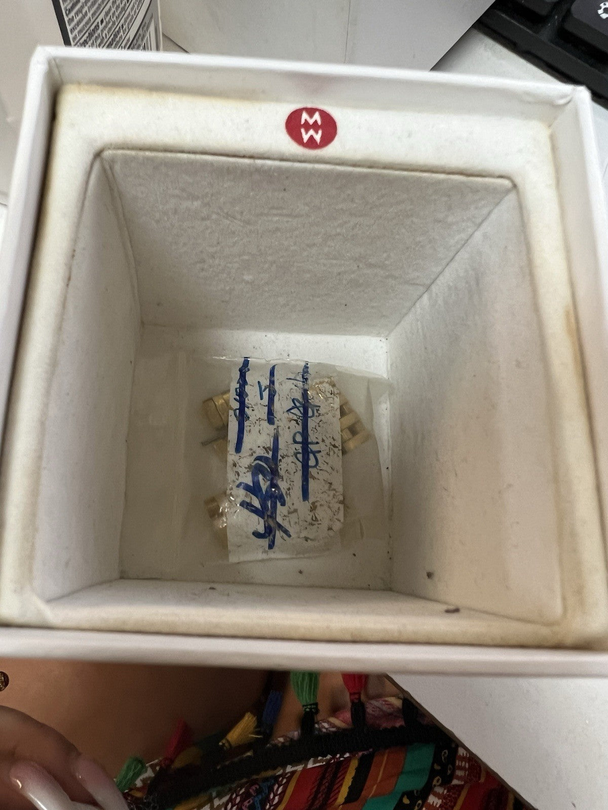 Michele 18k Gold Plated Diamond Bezel Chronograph MW21A01B0968