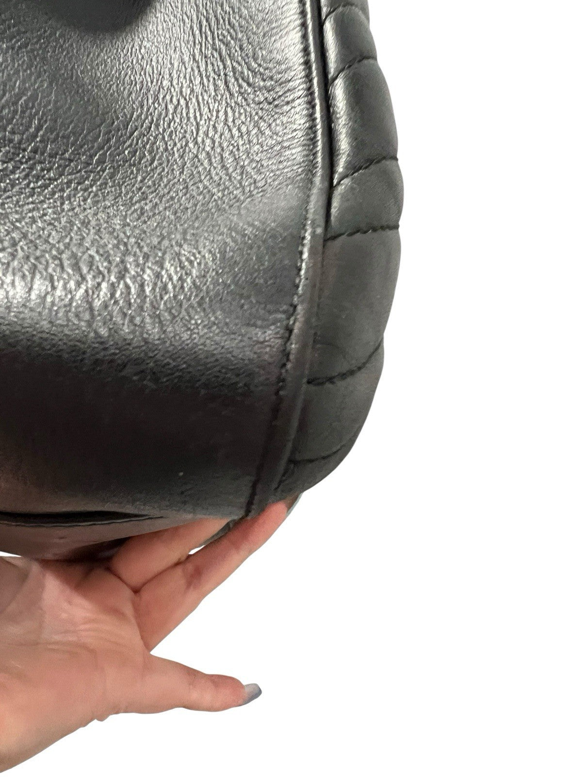 Gucci Marmont Black Gold Hardware Chevron Medium Tote Retail $2800