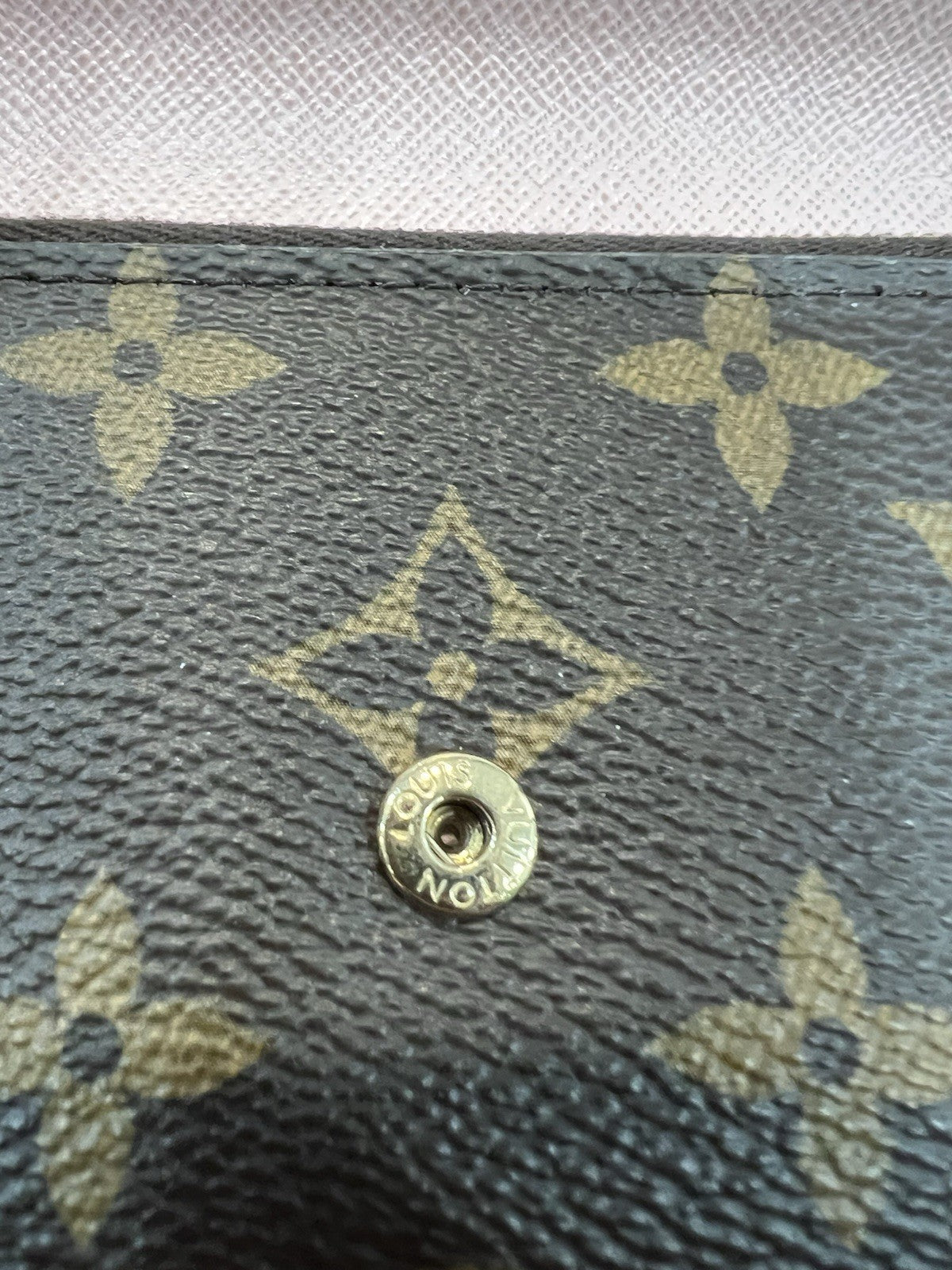 Louis Vuitton Monogram Rosalie Coin/Card Purse Ballerine With Authenticity