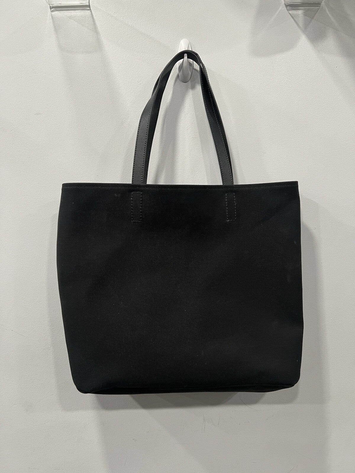 Prada Canvas Saffiano Black Monkey Tote  RARE Limited Edition