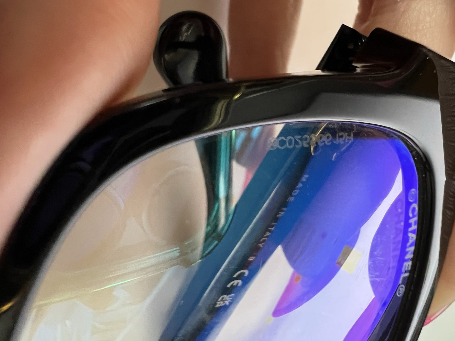 Chanel Butterfly Blue Light Tinted Sunglasses 52mm