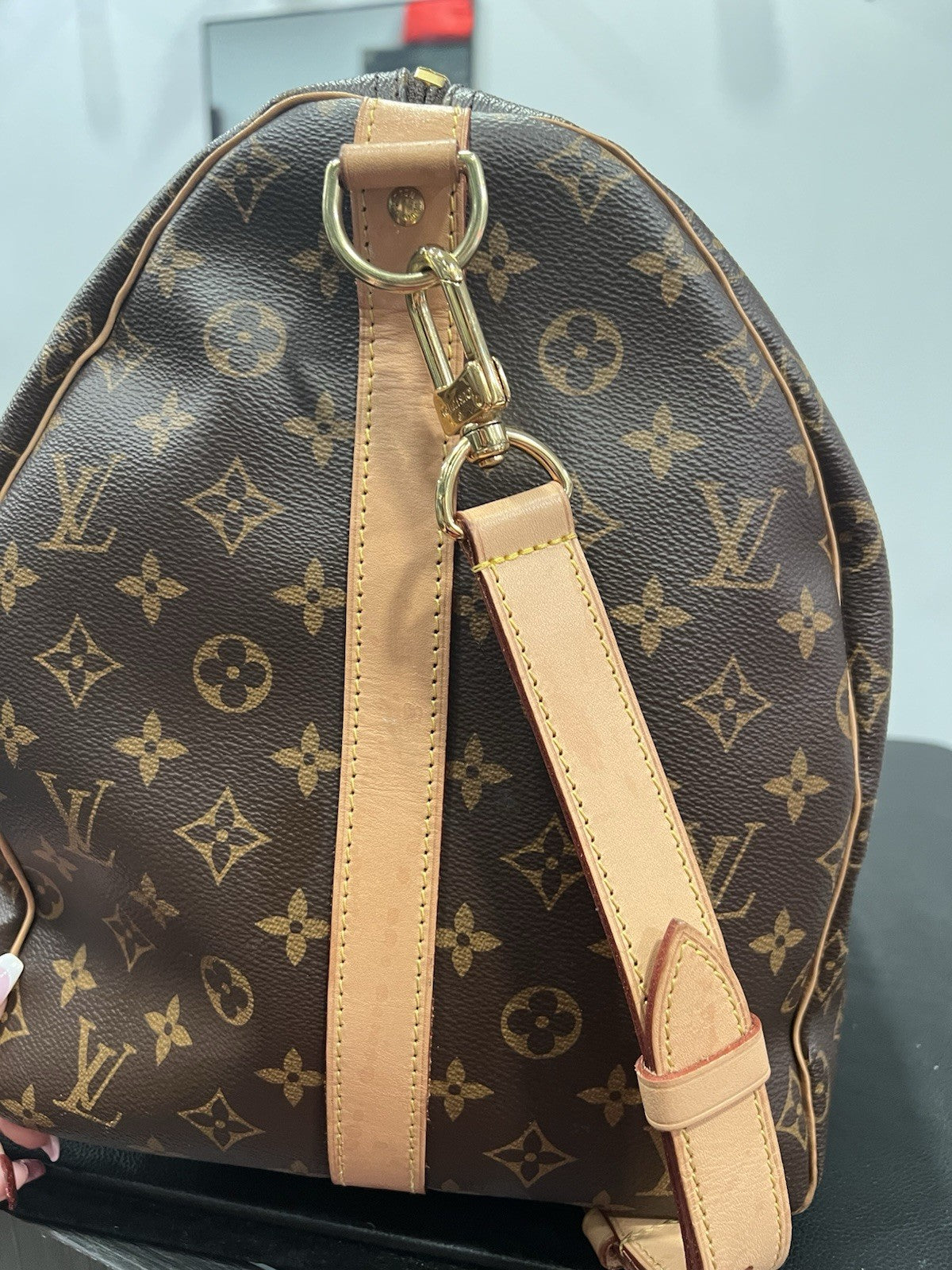 Louis Vuitton 2024 Monogram Keepall 55 With Duster Lock & Key