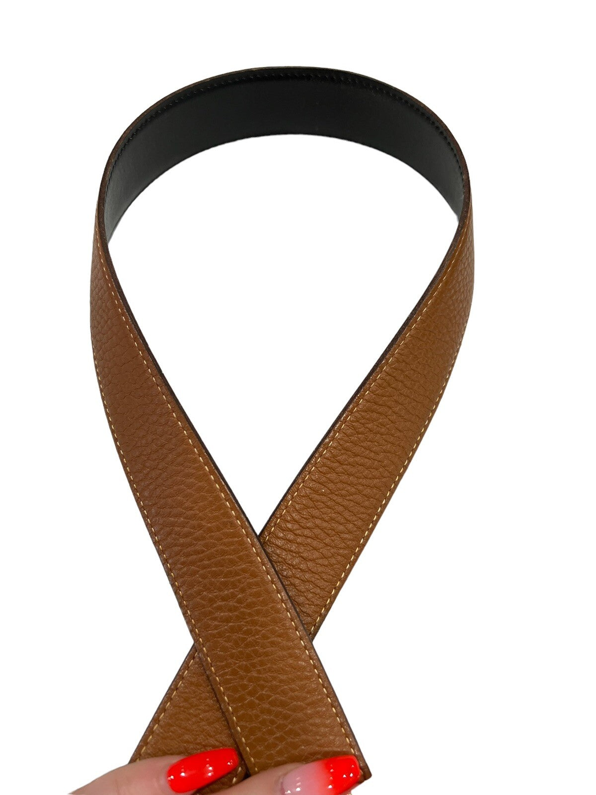 Hermes .925 H Buckle (RARE) Touraeg Croc & Reversible Belts Sz 85