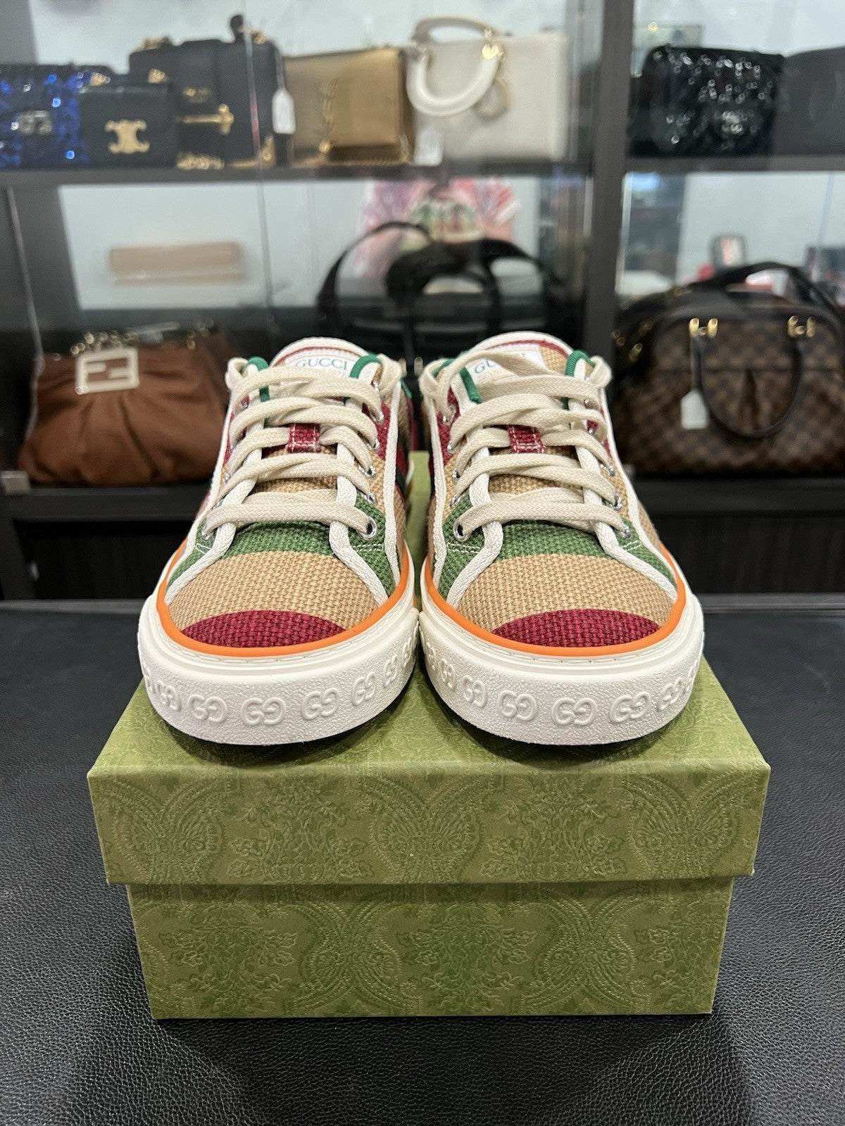 Gucci 1977 LTD Edition Tennis Sneakers Size 37.5/US7.5