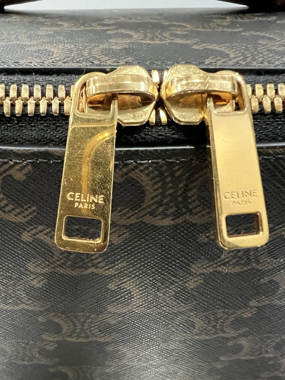 Celine Triomphe Square Vanity Case With Authenticity Retail $920