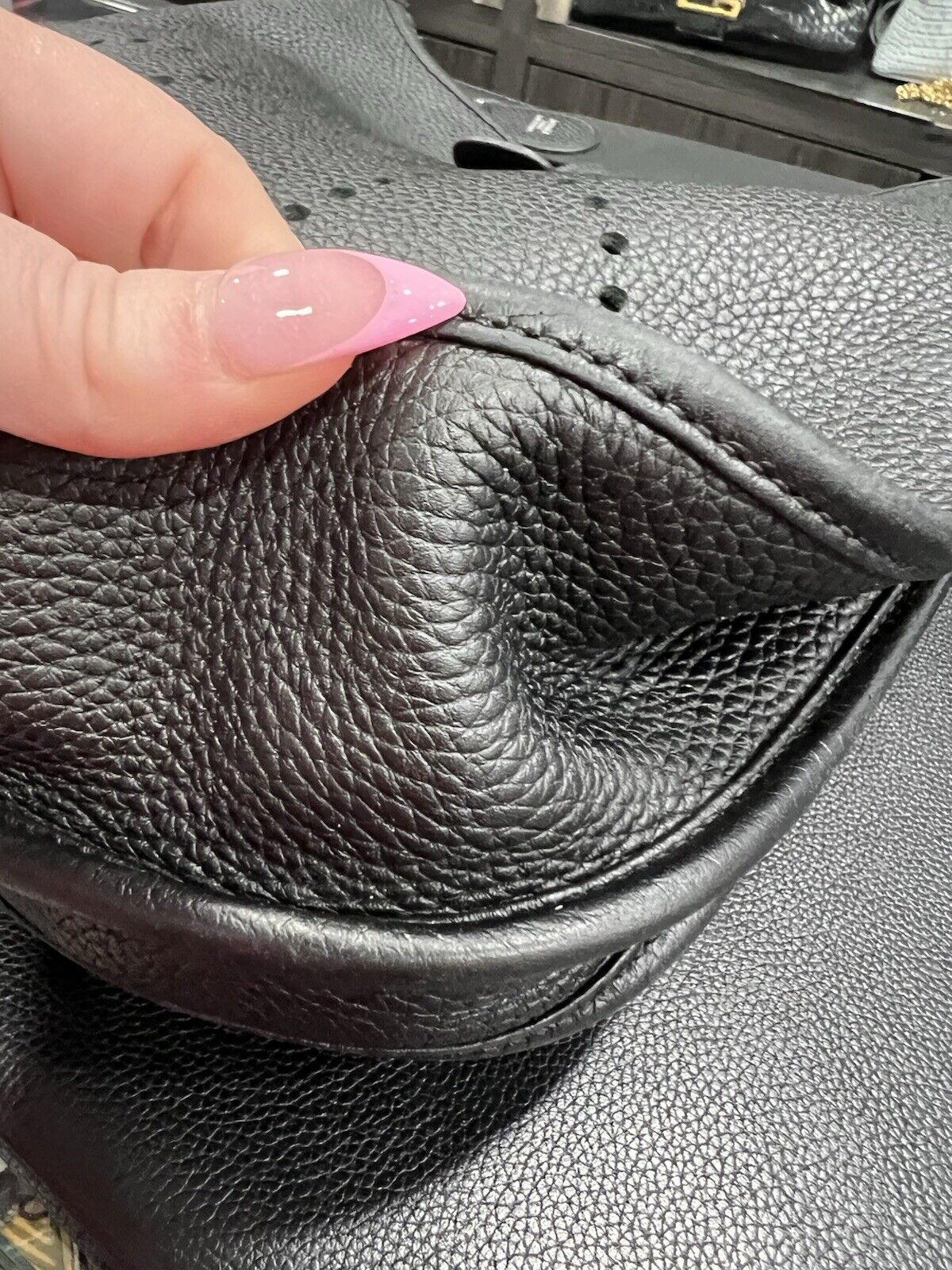 Hermes Black Evelyn Clemence PM Bag With Certificate Of Authenticity 2021