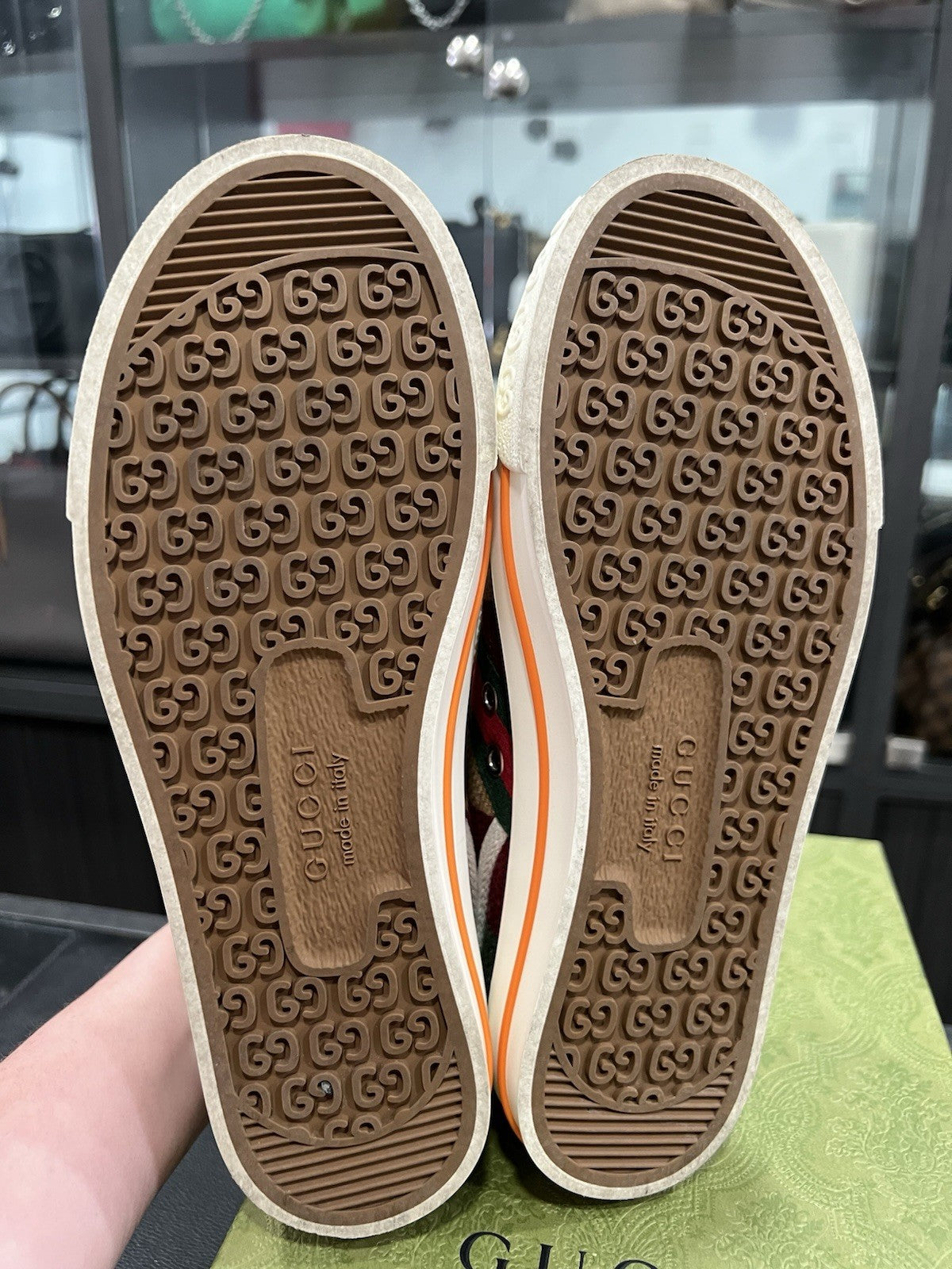 Gucci 1977 LTD Edition Tennis Sneakers Size 37.5/US7.5