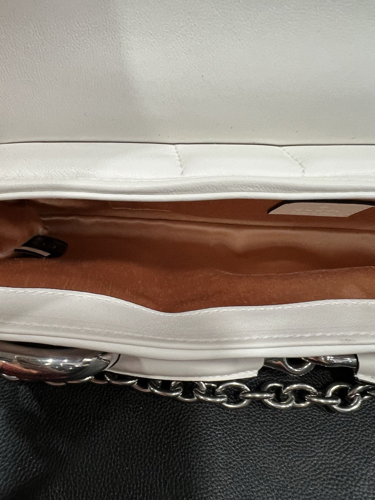 Gucci Nappa Vertical Matelasse Medium Maxi Horsebit Chain Shoulder Bag