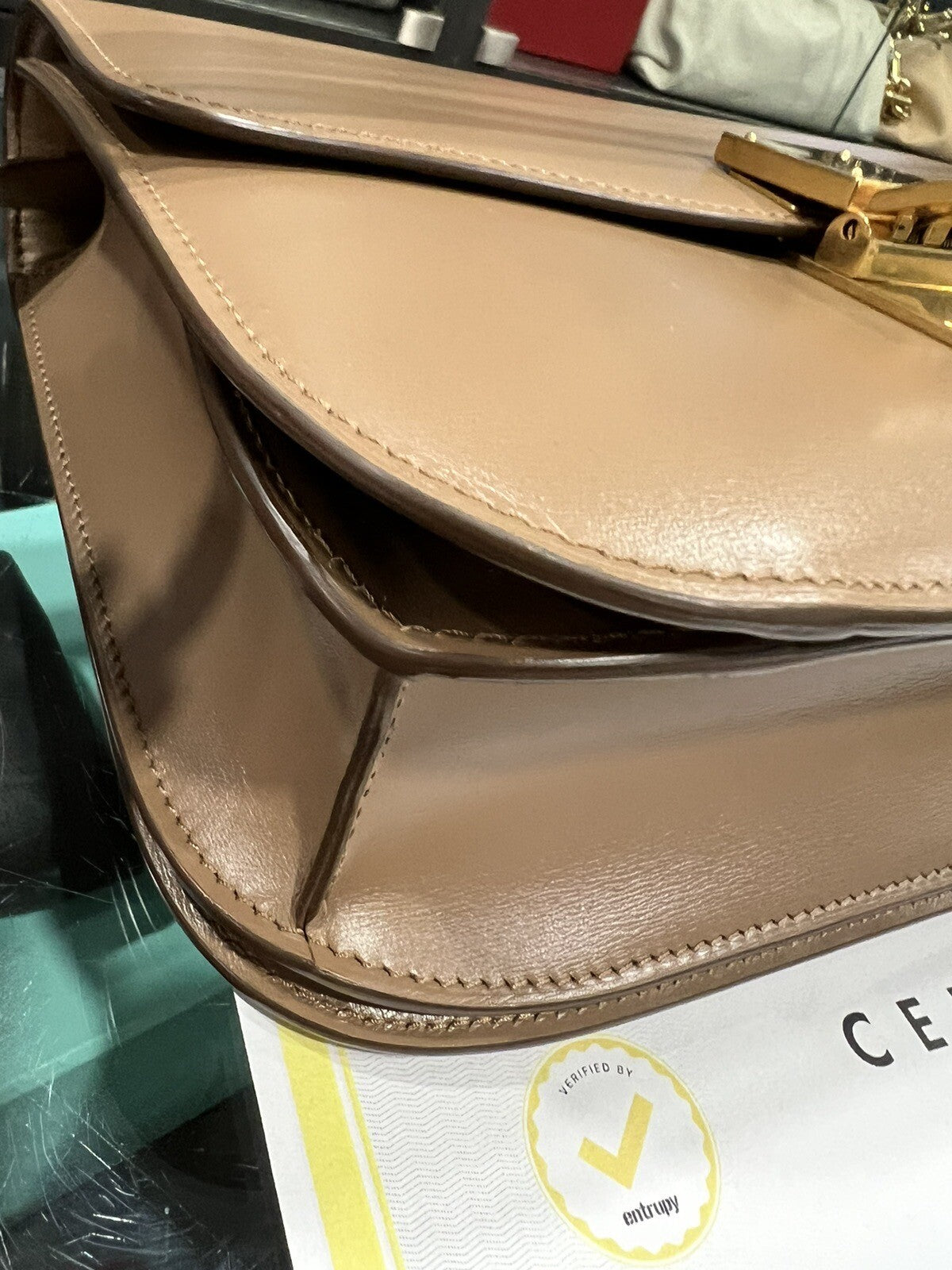 Celine Medium Classic Box Bag W/Certificate & Tags
