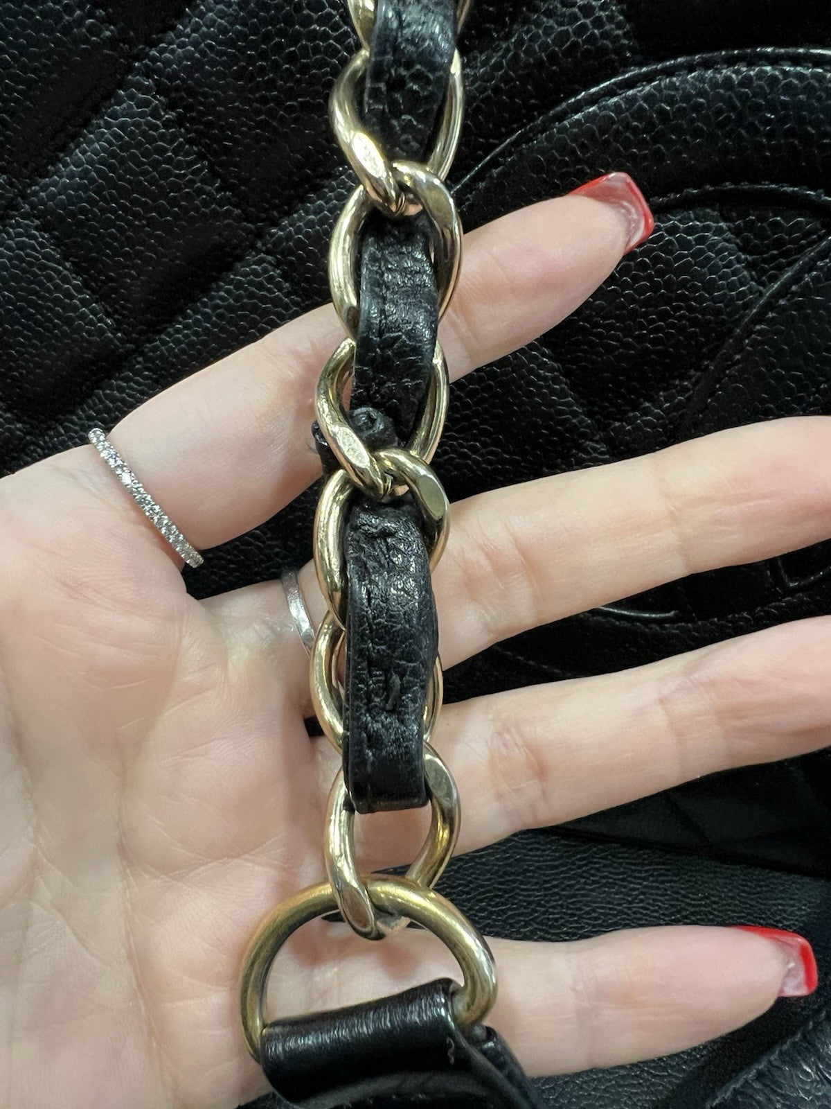 Chanel GST Grand Shopper Tote With Authenticity