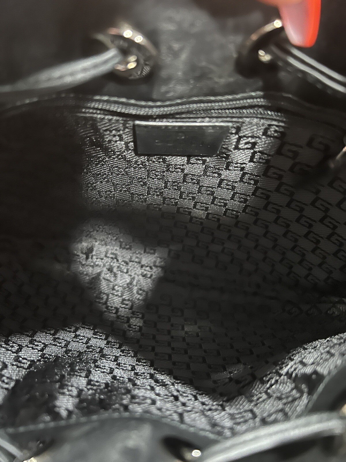 Gucci X Tom Ford Vintage Black Suede Hobo Drawstring Bag