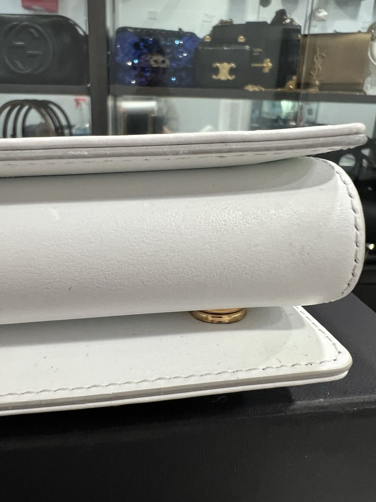 Dolce & Gabbana Mini White Borocco Girls Phone Bag Box & Duster