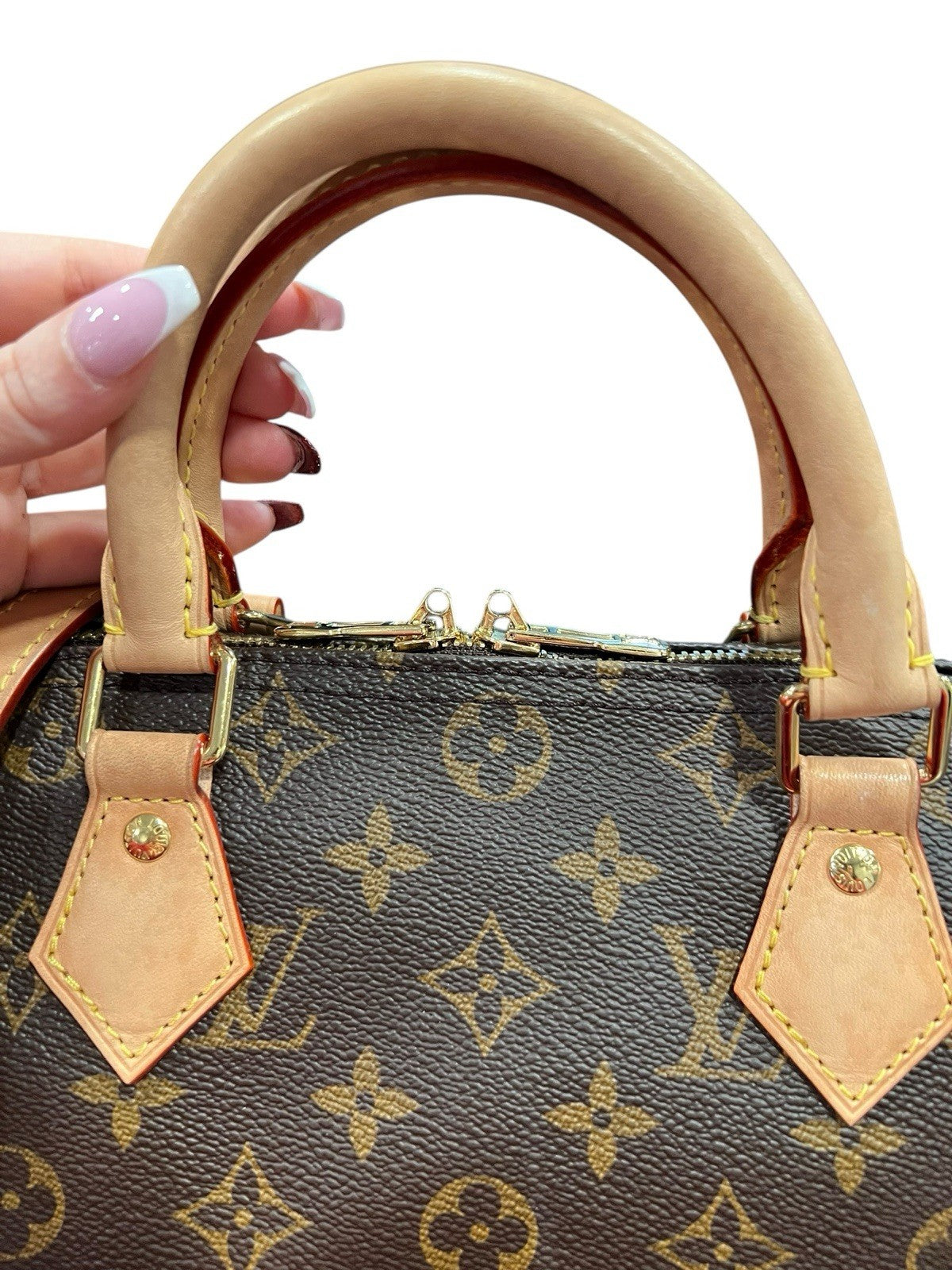 Louis Vuitton Monogram Speedy Bandouliere 30 W/Lock & Key