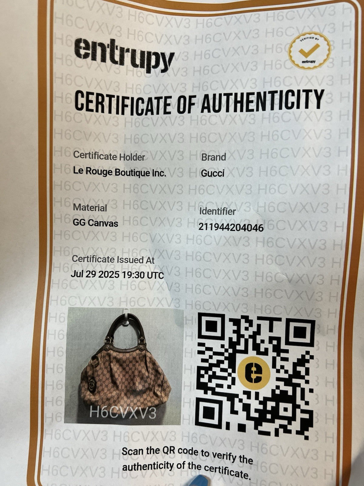 Gucci Pink/Grey Brown Canvas Limited Edition Sukey Tote RARE