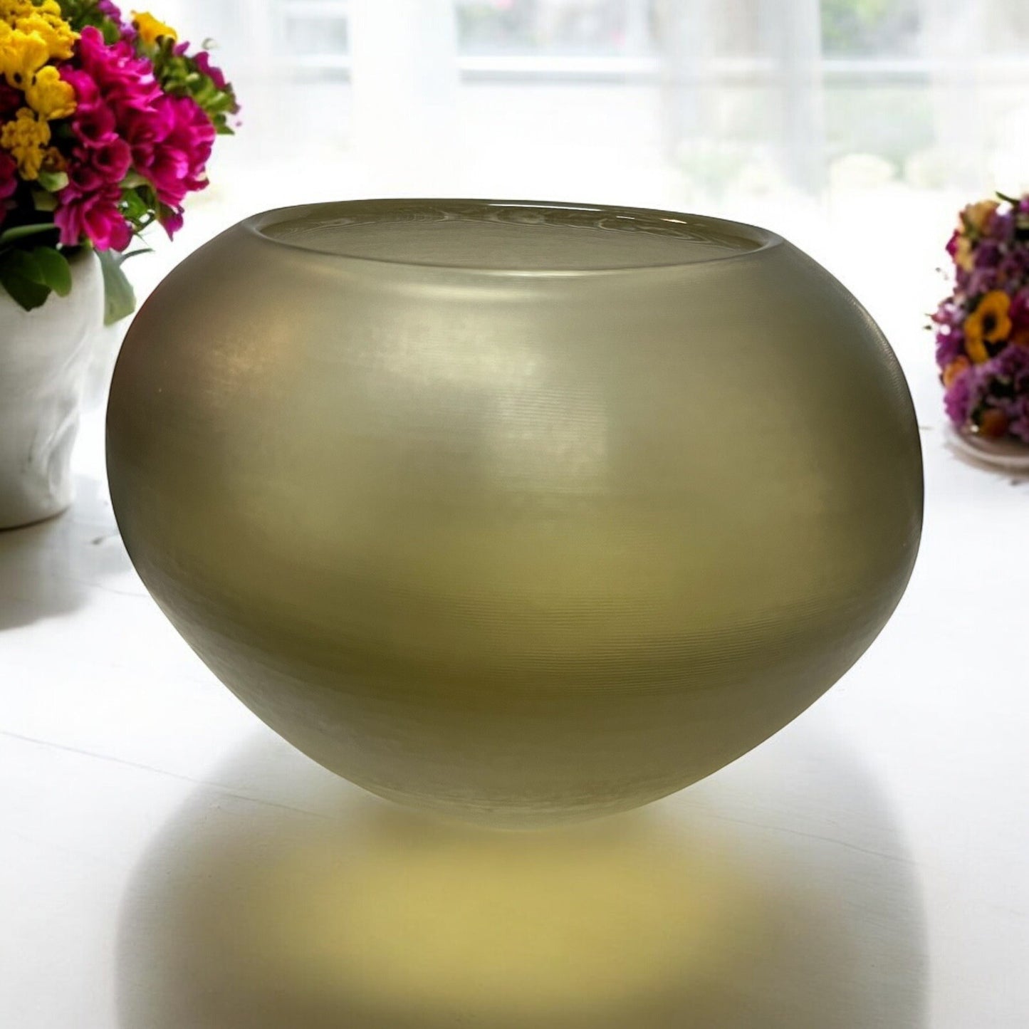 Venini Inciso 2003/5 Blown Glass Bowl Vase