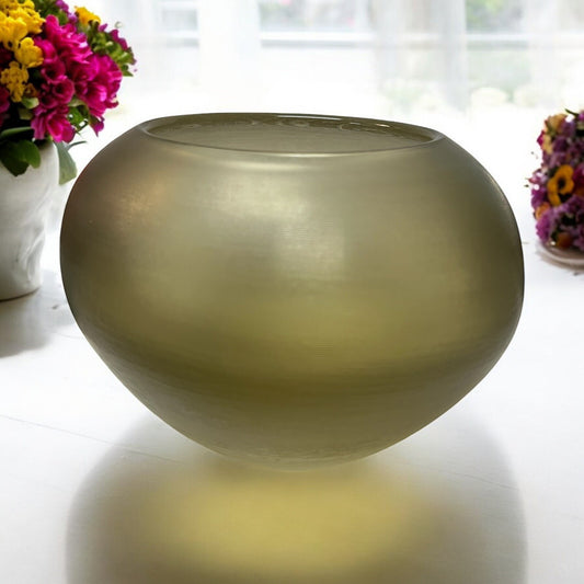 Venini Inciso 2003/5 Blown Glass Bowl Vase