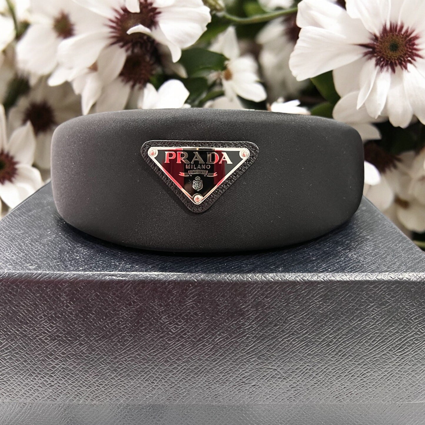 Prada Re-Nylon Padded Headband Box & Duster