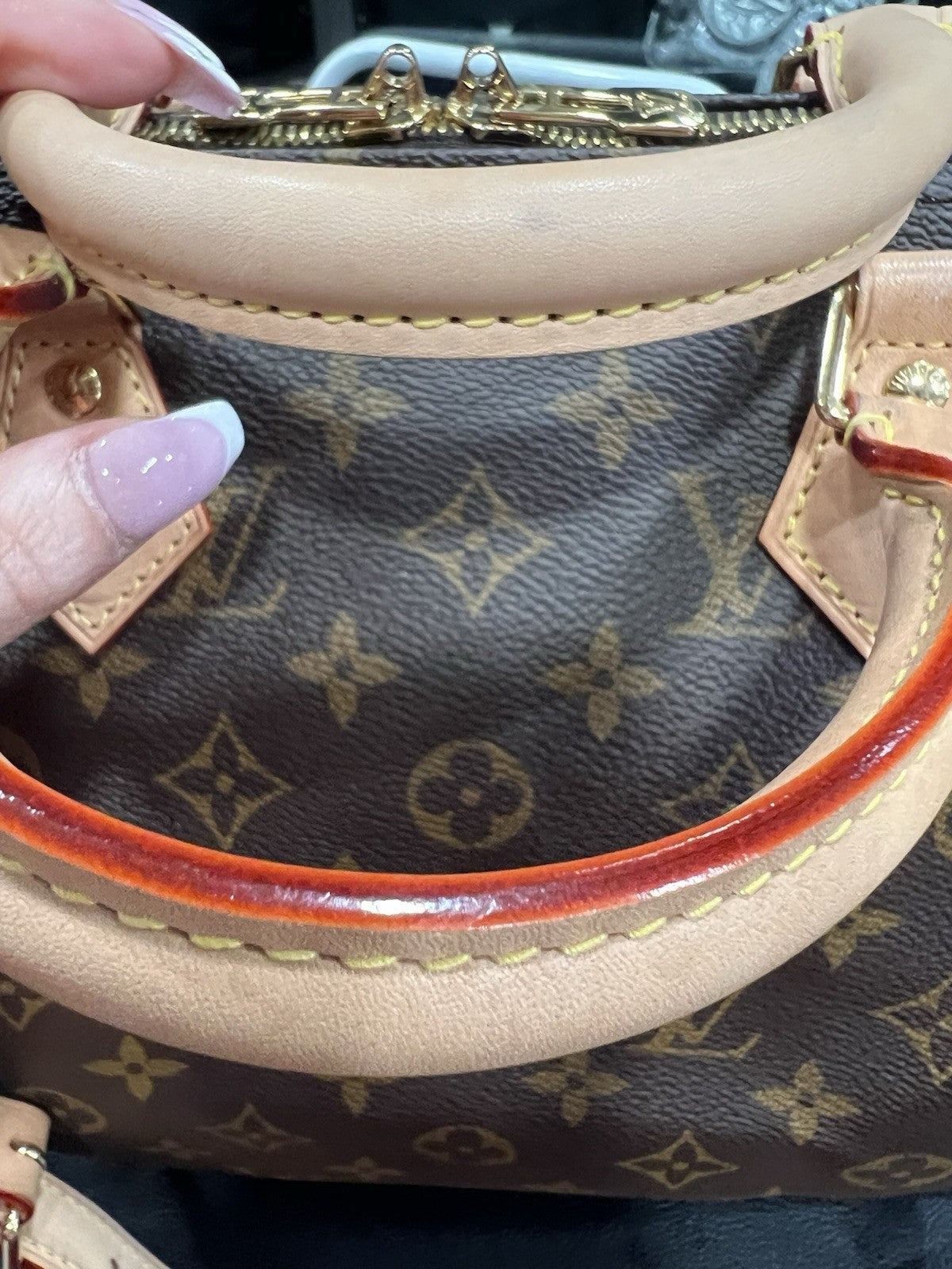 Louis Vuitton Monogram Speedy Bandouliere 30 W/Lock & Key