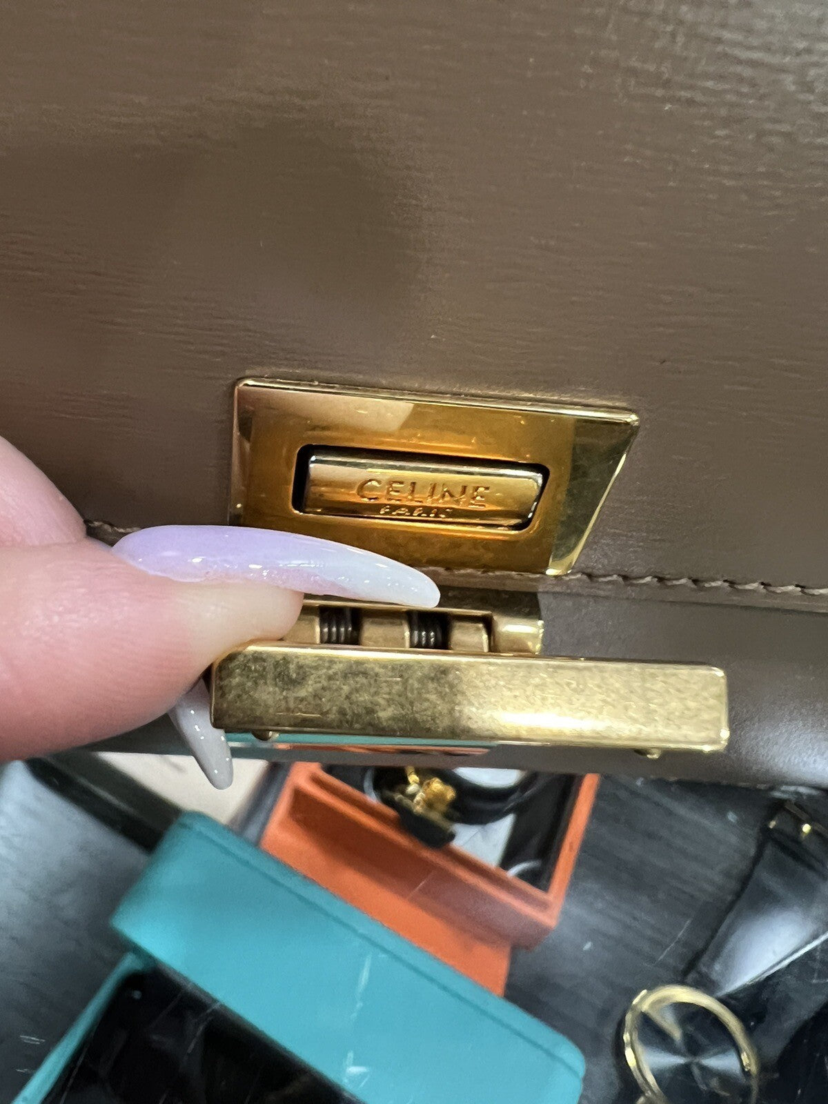 Celine Medium Classic Box Bag W/Certificate & Tags