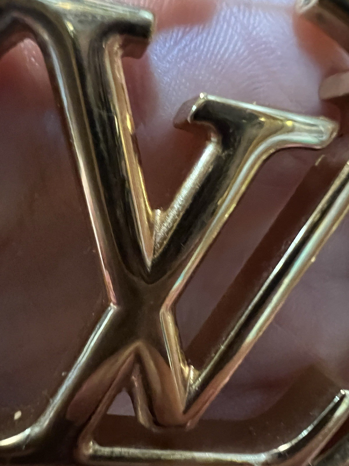 Louis Vuitton Louise GM Hoop Earrings Box Duster & Receipt Retail $740