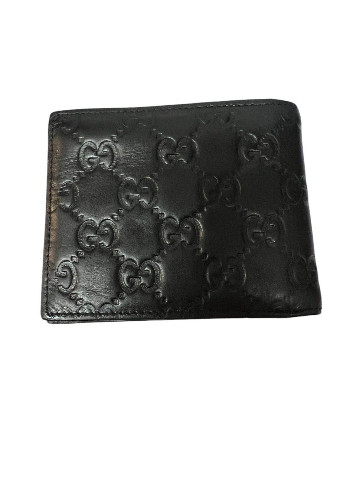 Gucci Guccisima Signature G Leather Bi Fold Wallet Authentic