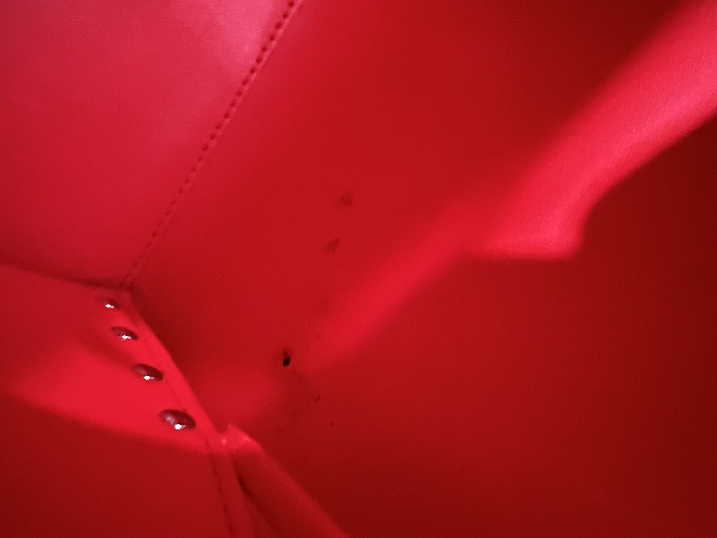 Christian Louboutin Paloma Medium Calf Patent Bag "Storm" (Retail $2700)