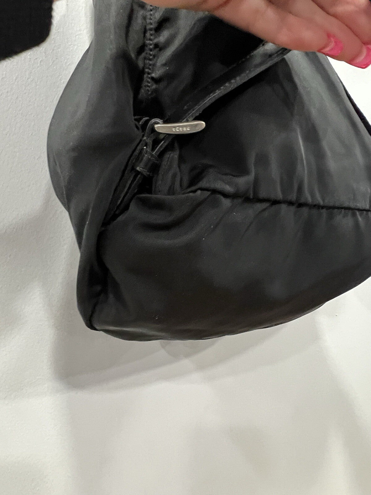 Prada Vela Nylon Tessuto Black Backpack With Certificate Of Authenticity