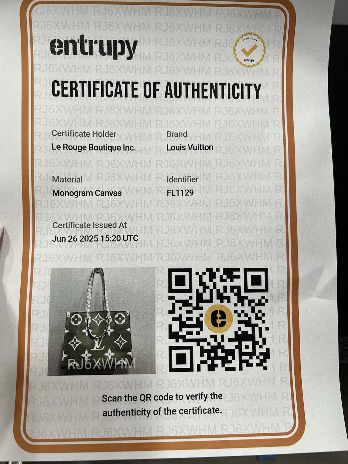 Louis Vuitton OnTheGo Tote Limited Edition Color Monogram Giant GM