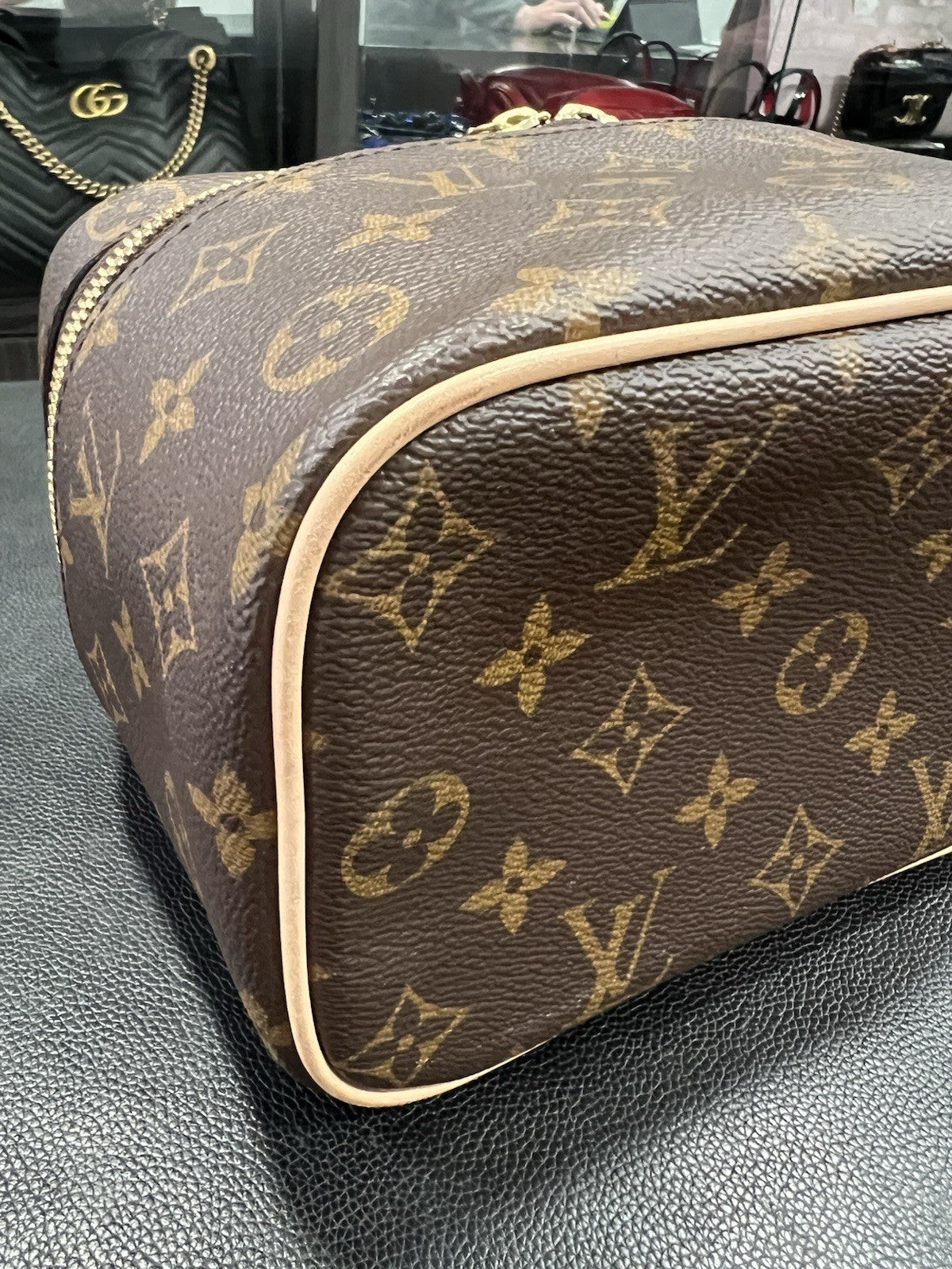 Louis Vuitton Nice Mini Canvas Bag Monogram With Authenticity